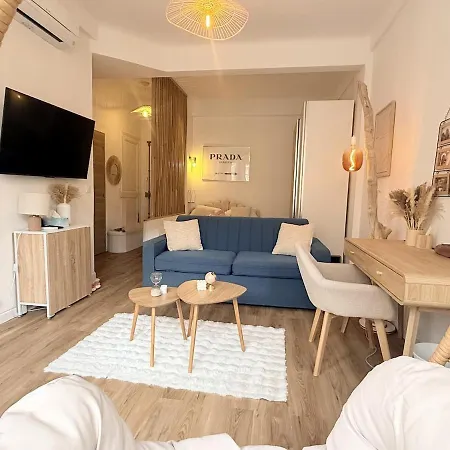 Apartment Cosy Au Centre De Nice, Clim Et Wifi *